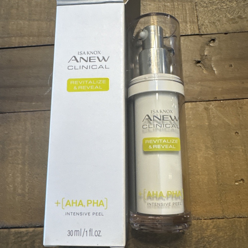 Avon Isa Knox Anew Clinical Revitalize & Reveal Intensive Peel 1oz AHA PHA